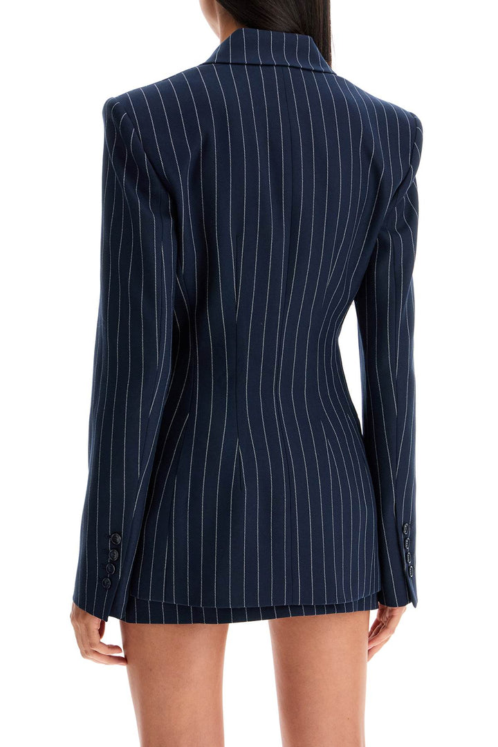 THE ANDAMANE shannon pinstripe blazer