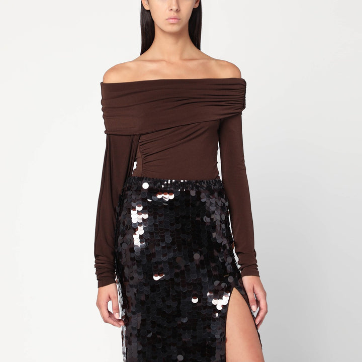 THE ANDAMANE Top with bare shoulders