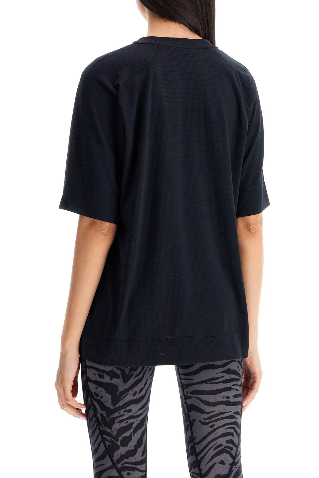 Ganni sporty mesh t-shirt for