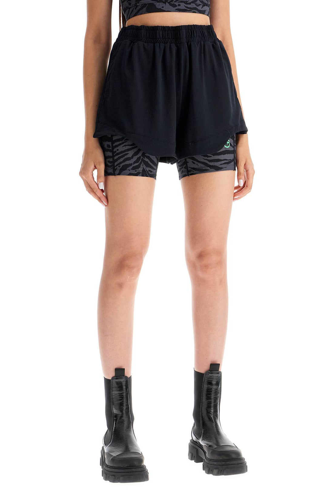 Ganni sporty mesh shorts