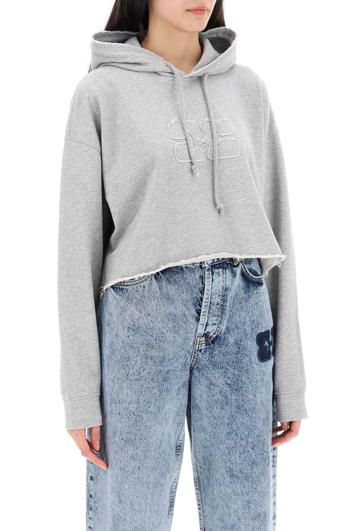 Ganni isoli cropped hoodie