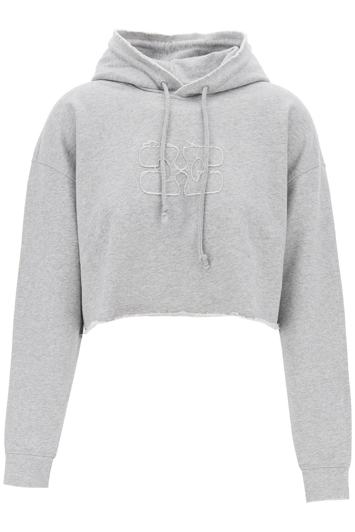 Ganni isoli cropped hoodie