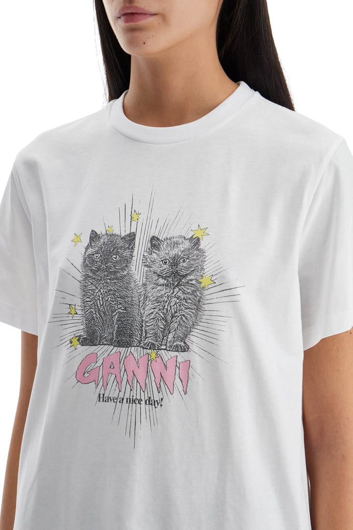 Ganni relaxed fit t-shirt