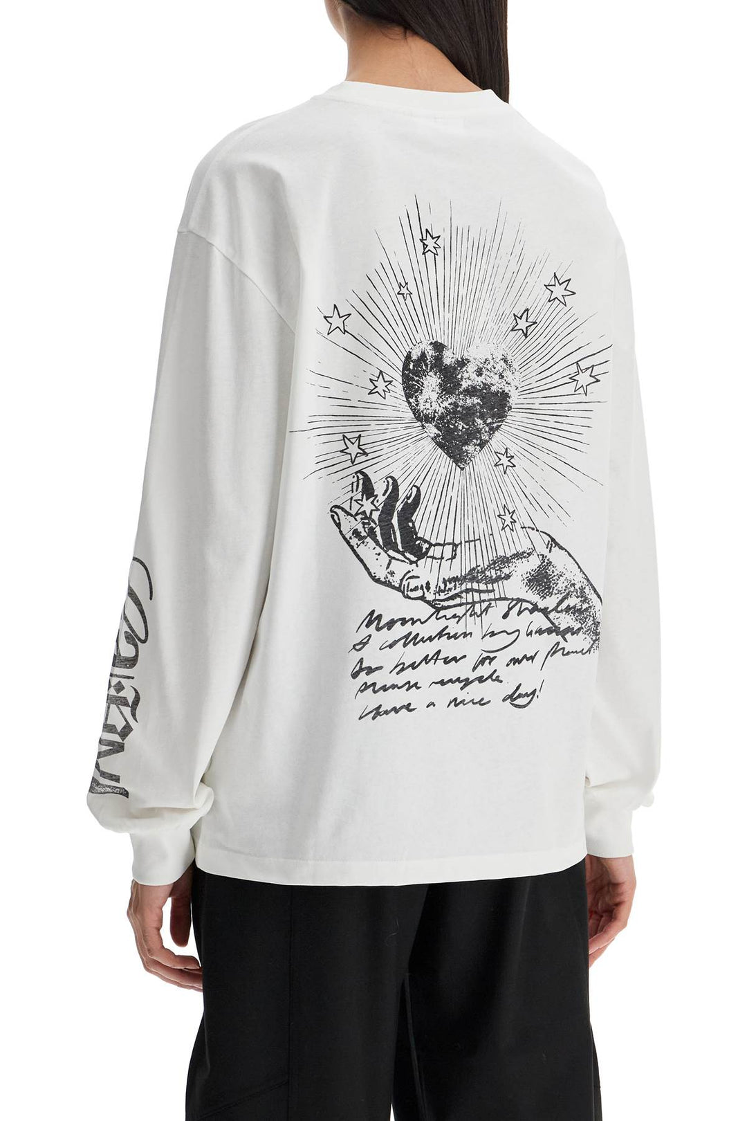 Ganni long-sleeved t-shirt