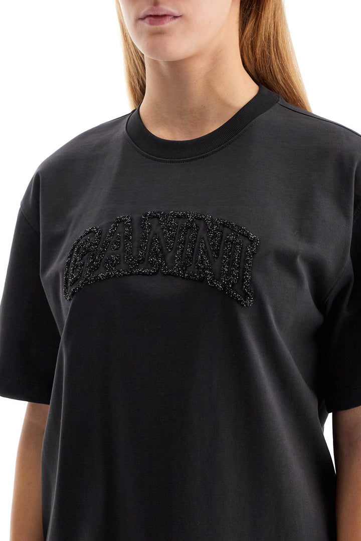 Ganni loose logo t-shirt