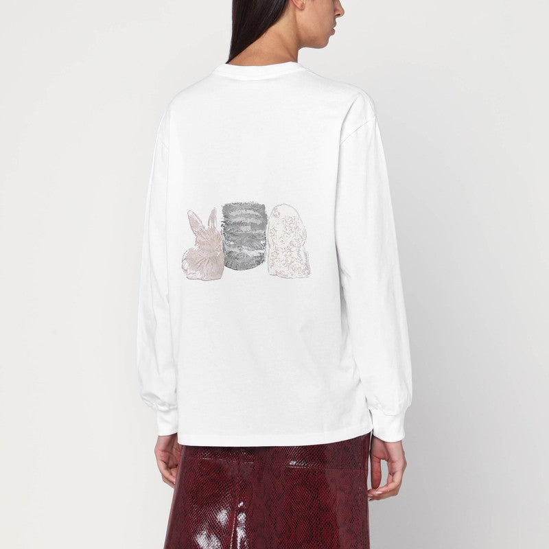 GANNI logo sweater