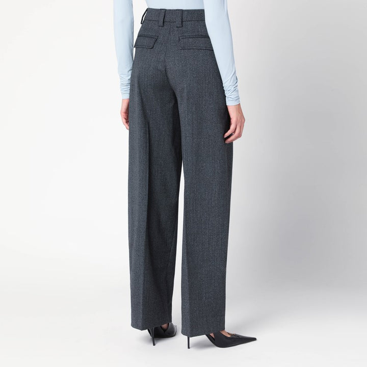 TheLatest Wide wool-blend trousers