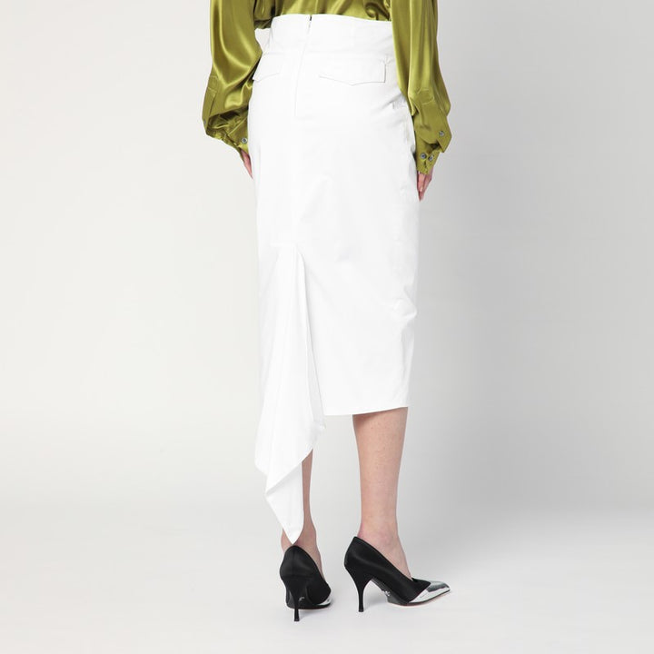 TheLatest cotton midi skirt