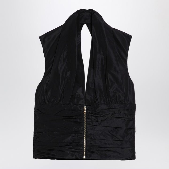 Patou zipped waistcoat