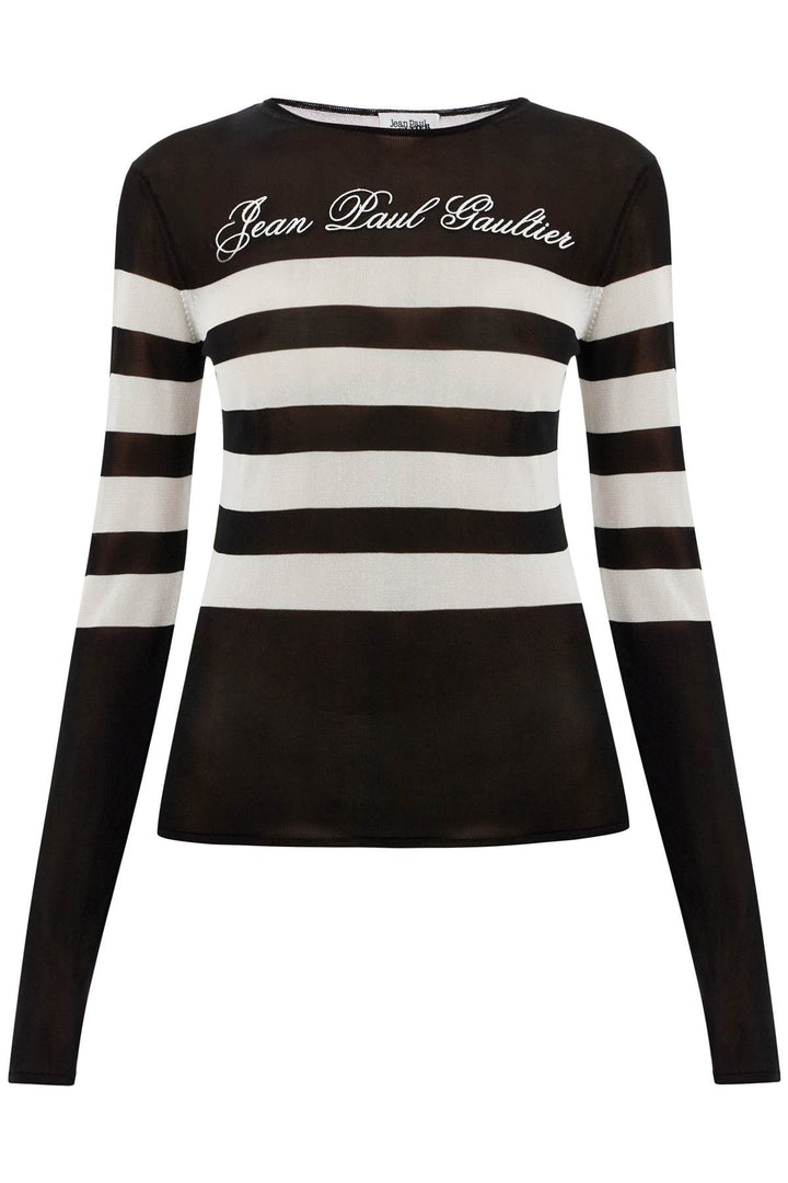 JEAN PAUL GAULTIER lightweight striped sailor knit