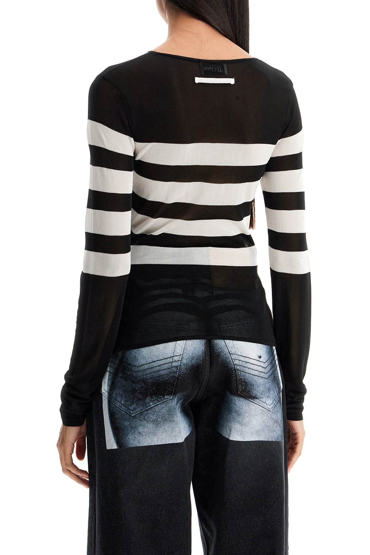 JEAN PAUL GAULTIER lightweight striped sailor knit