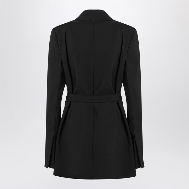 Sportmax Long double-breasted jacket with belt