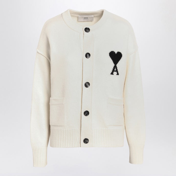 Ami Paris Ami De Coeur wool cardigan