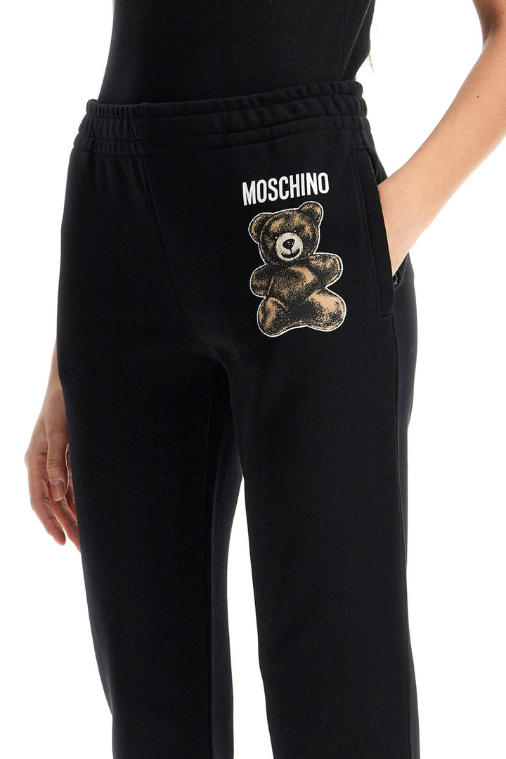 moschino teddy bear joggers