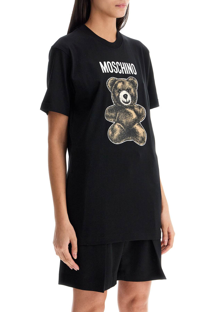 moschino teddy bear print t-shirt