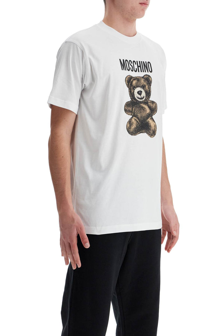 moschino teddy bear printed t-shirt