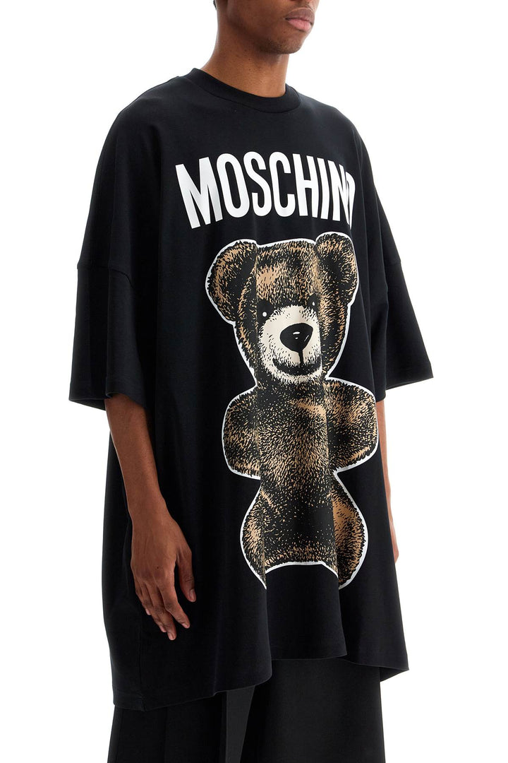 moschino teddy bear print maxi t-shirt