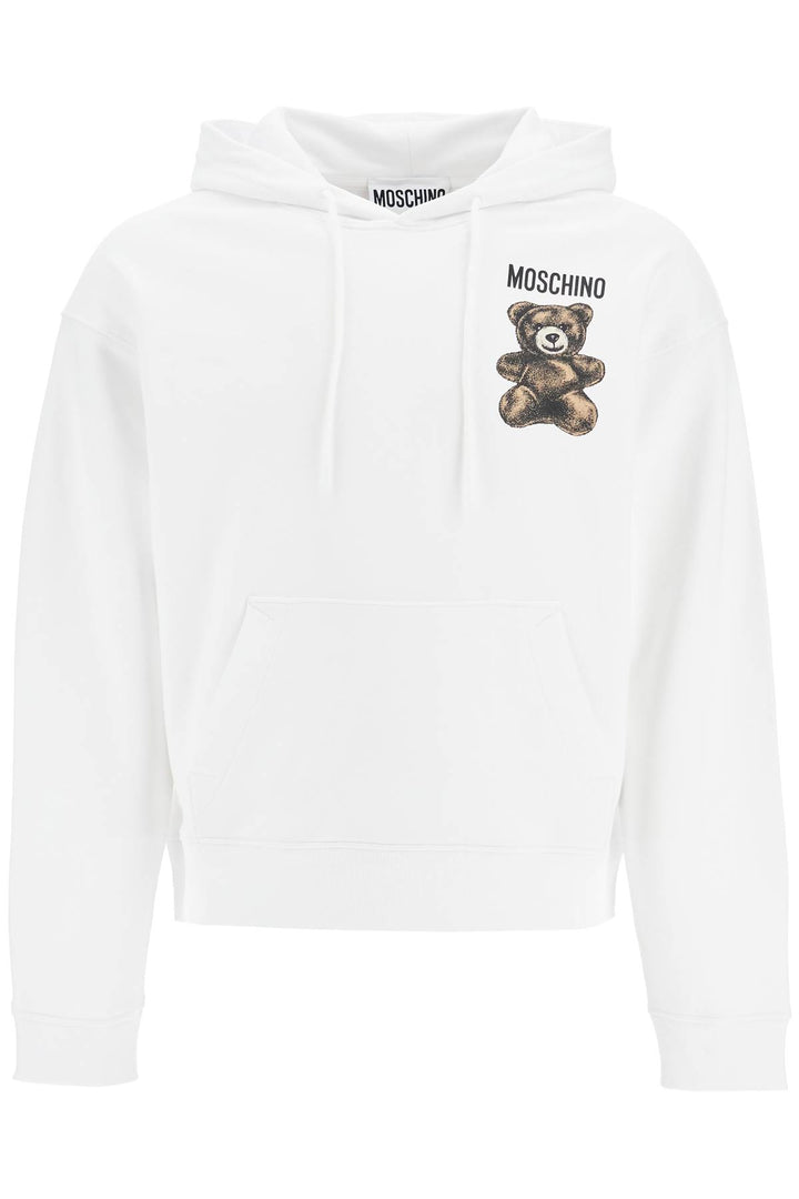 moschino teddy bear hooded sweatshirt