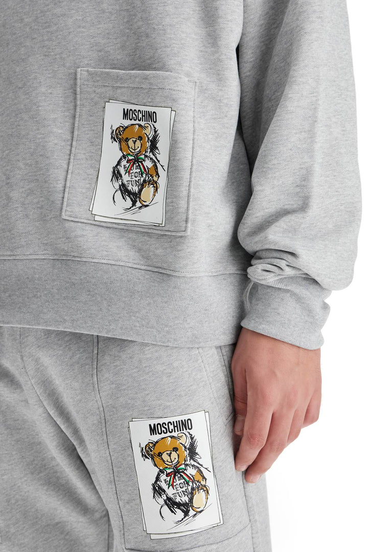 Moschino hooded teddy bear sweatshirt