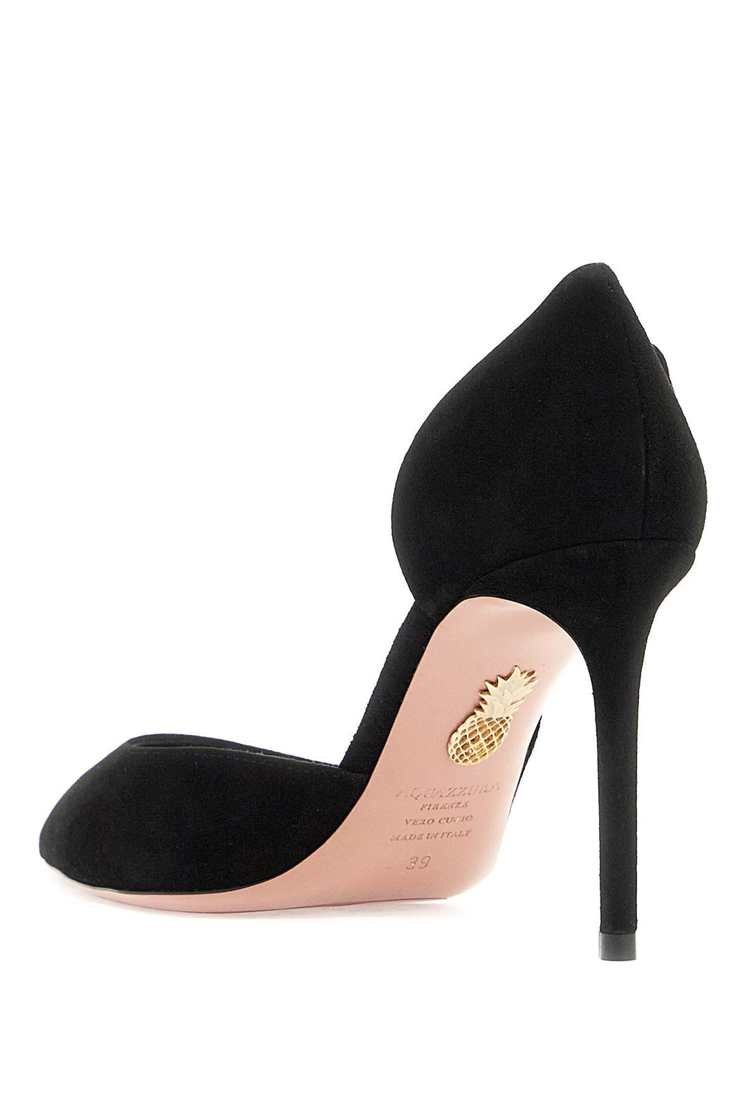 Aquazzura suede bow tie pumps