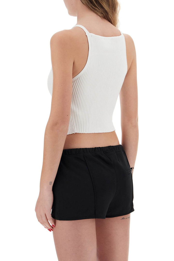 Courreges ribbed knit tank top