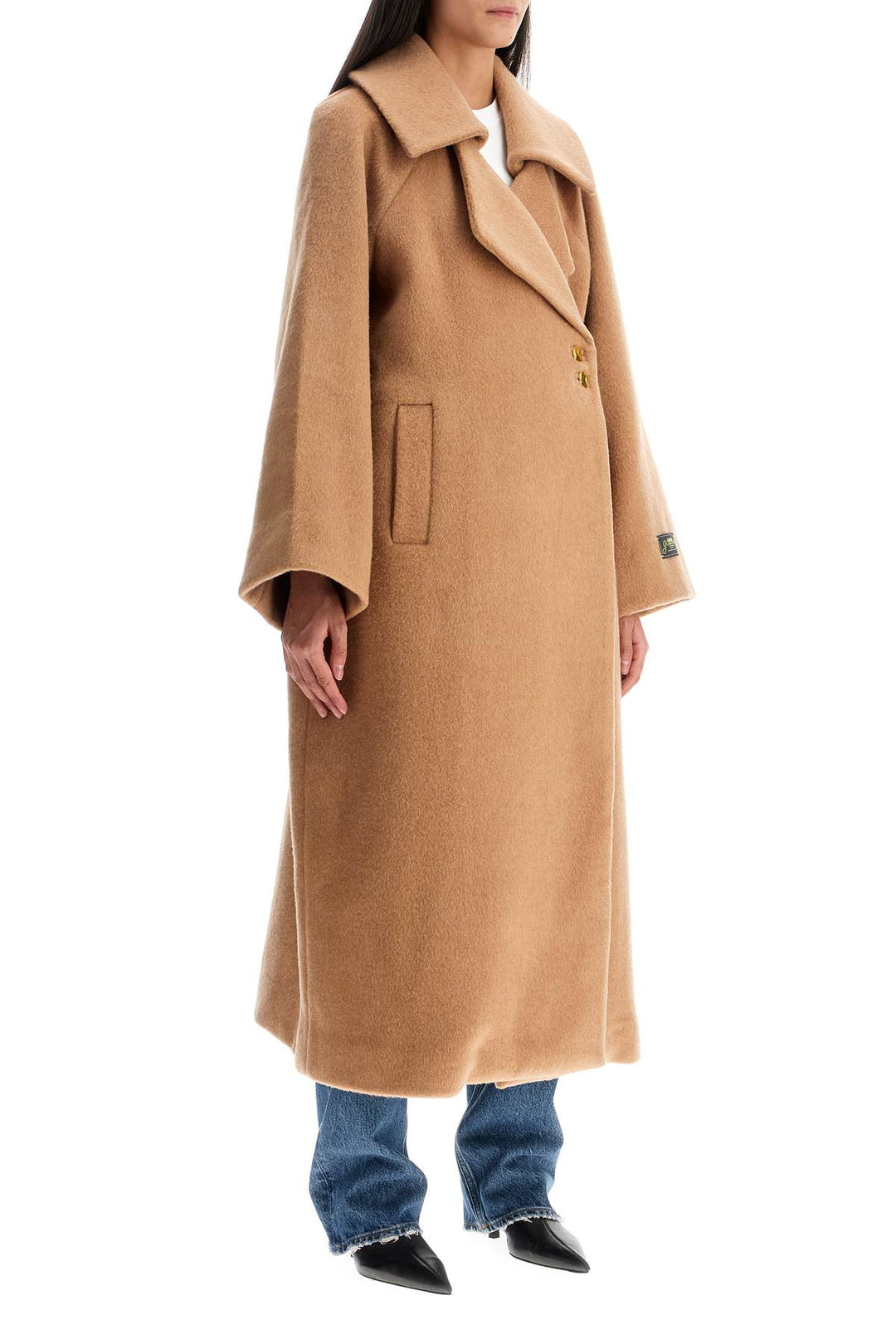 Ganni long wool coat