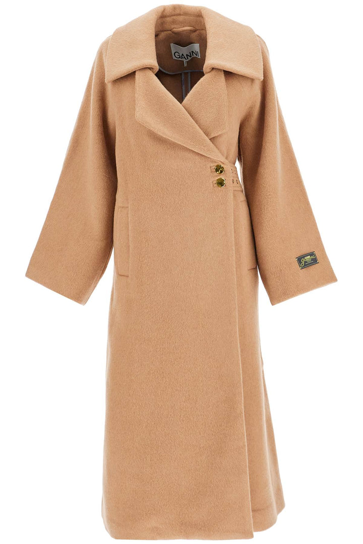 Ganni long wool coat