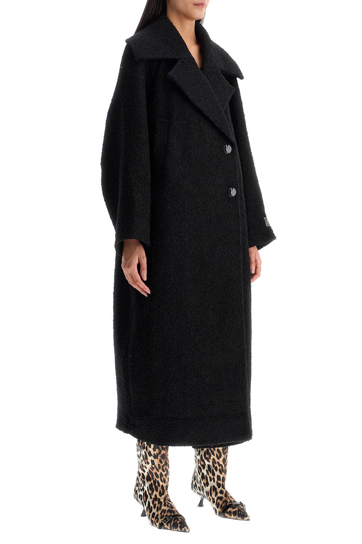 Ganni long bouclé coat