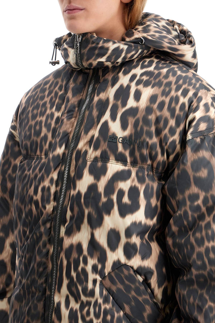 Ganni leopard print jacket