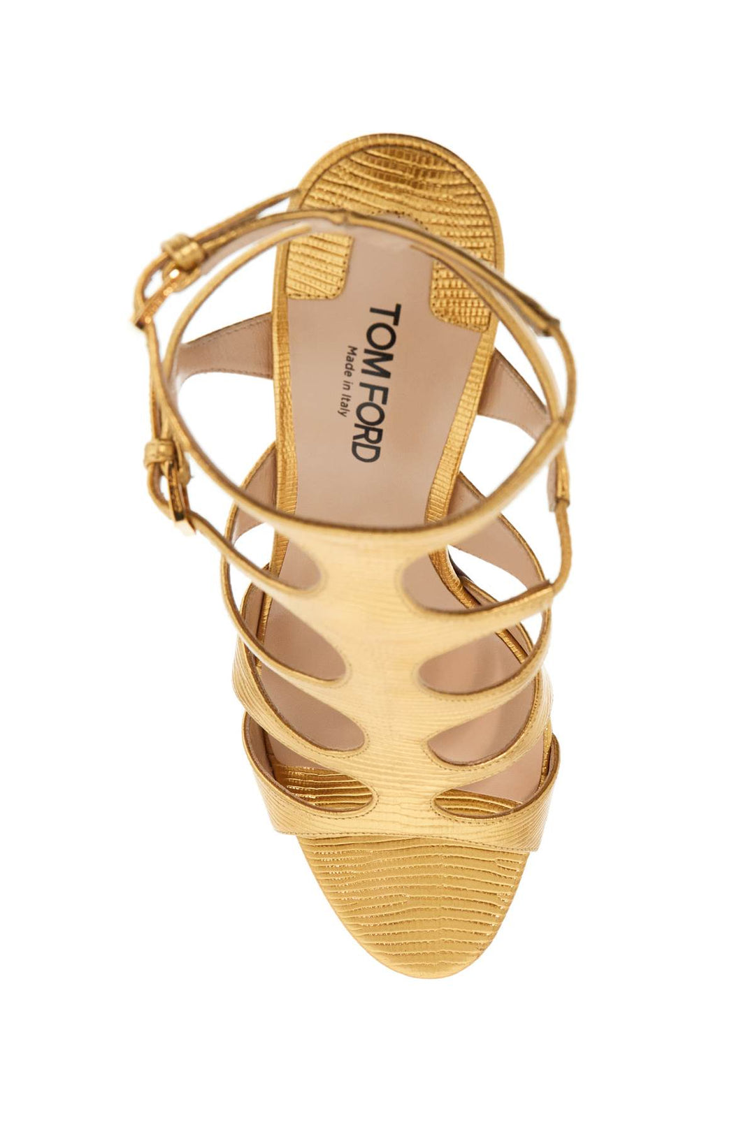 Tom Ford Gold Sandals