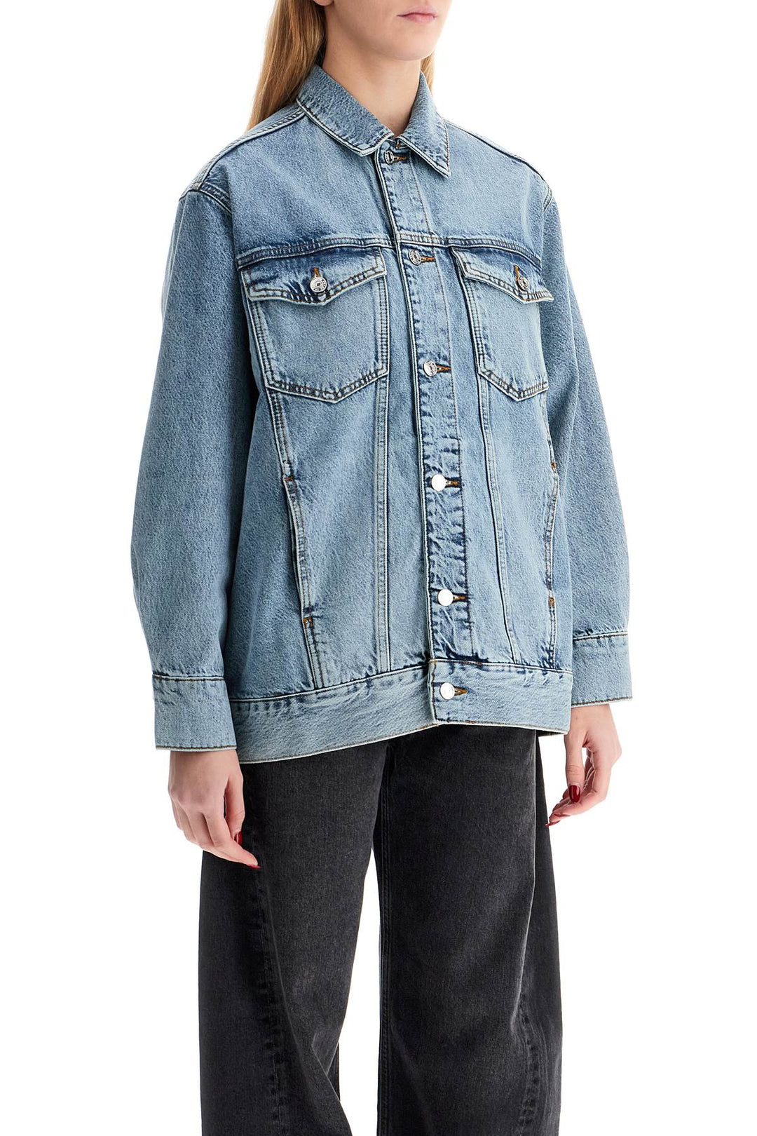 FRAME oversized denim jacket