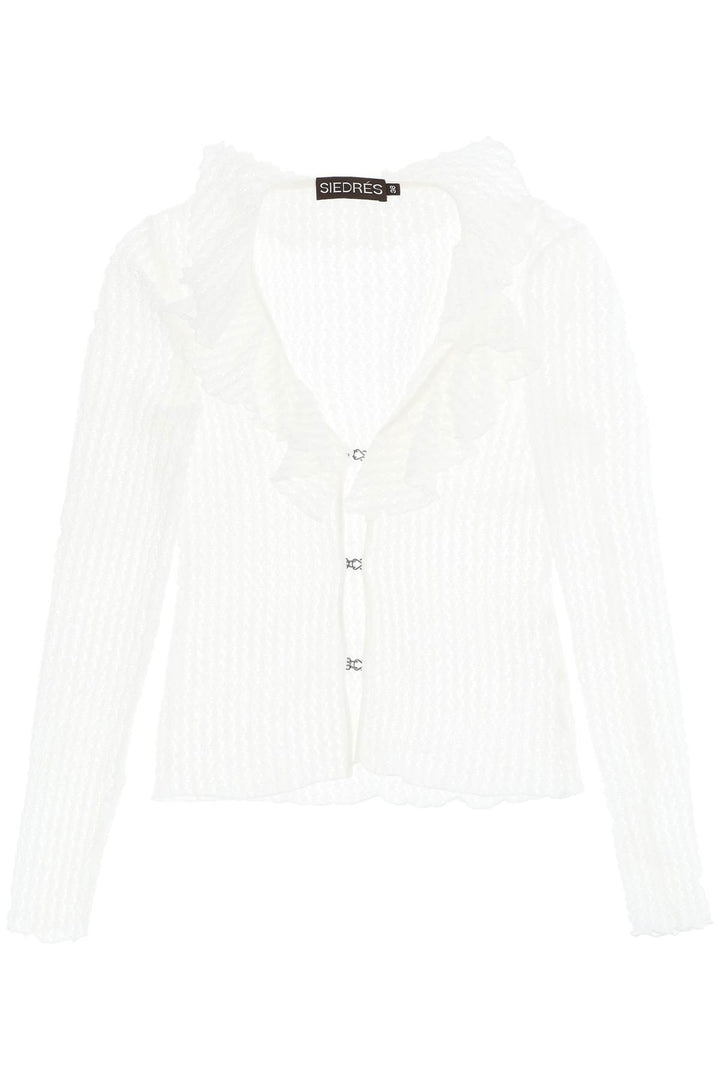 Siedres chloe stretch lace shirt