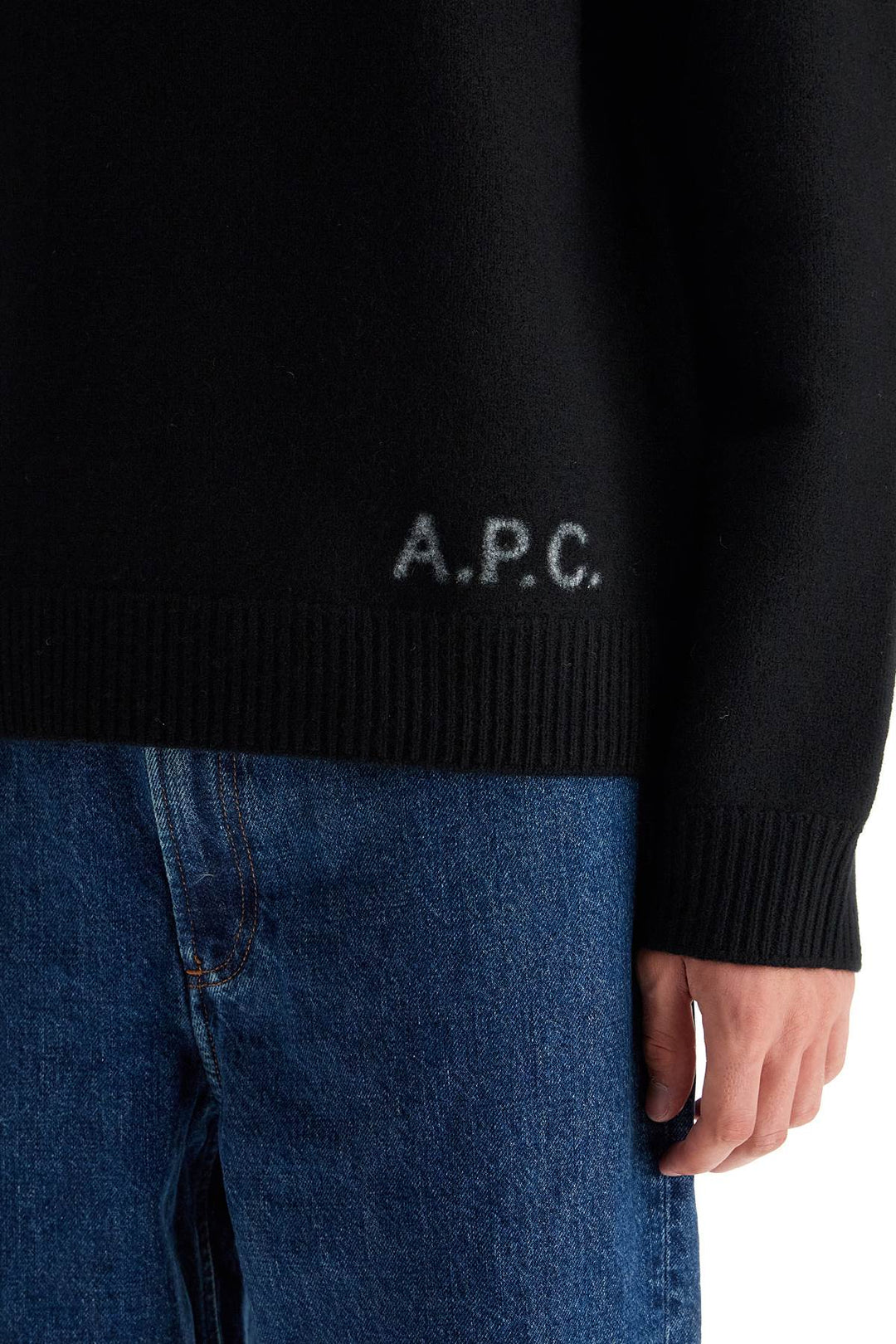 A.P.C. compact wool edward pullover sweater