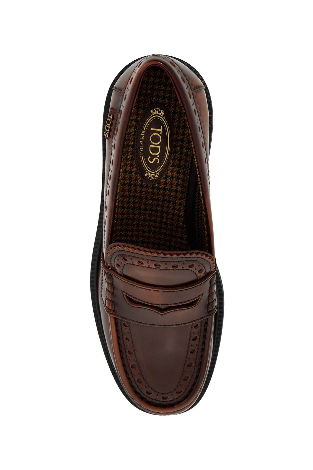 Tod'S leather brogue loafers