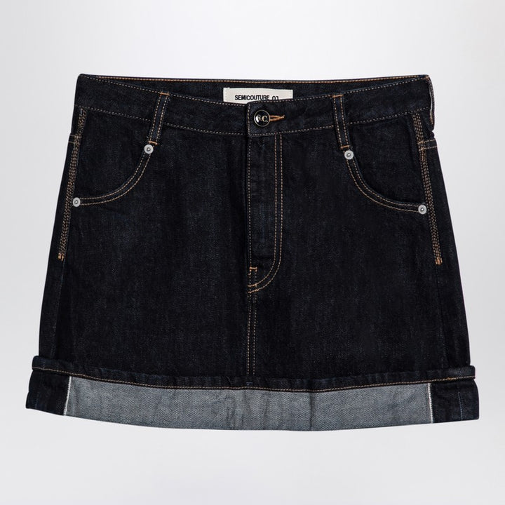 Semicouture Floriane denim mini skirt