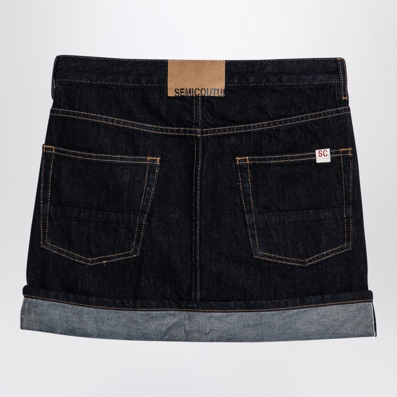 Semicouture Floriane denim mini skirt