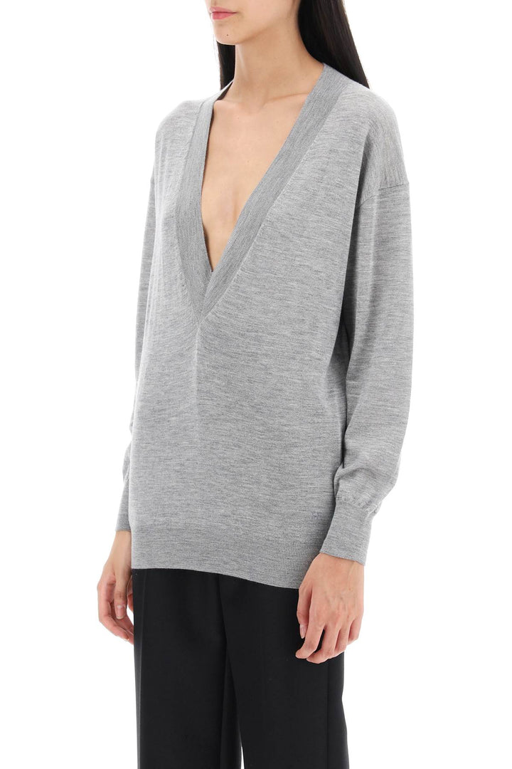 Tom Ford Sweater In Cashmere And Silk   Grey