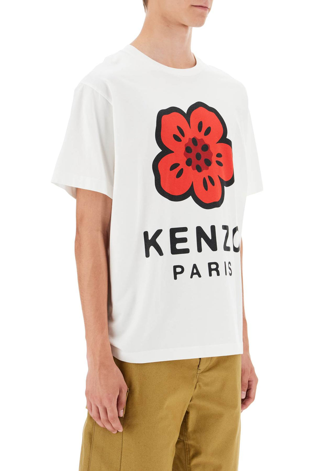 Kenzo Boke Flower Printed T Shirt   White