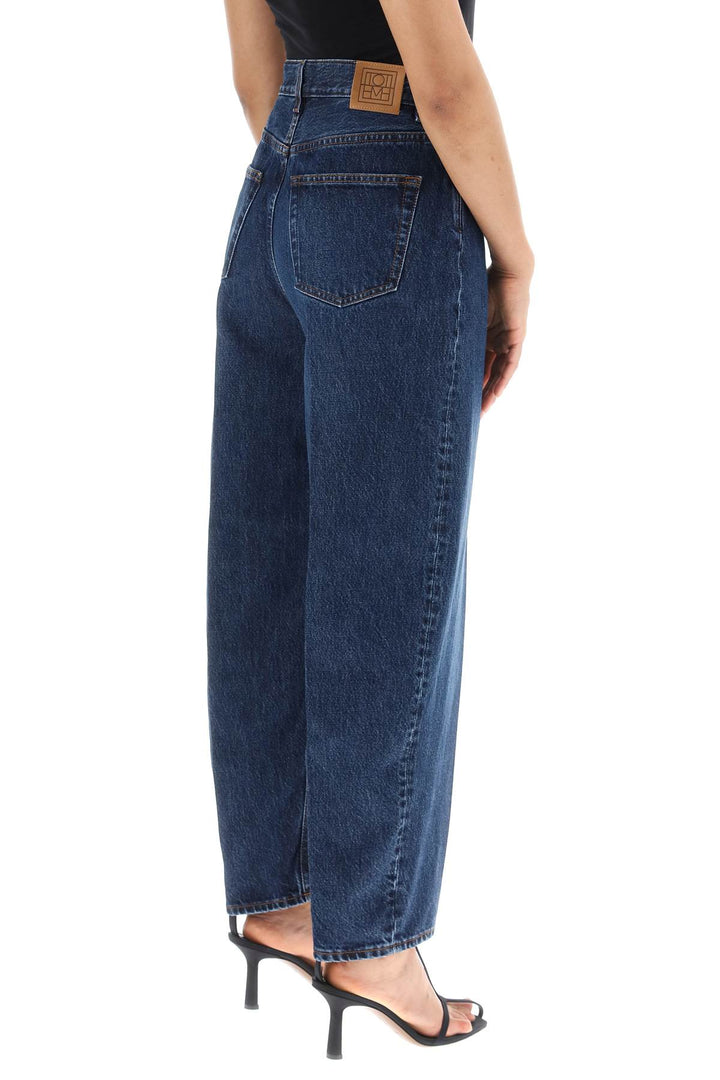Toteme Wide Tapered Jeans   Blu