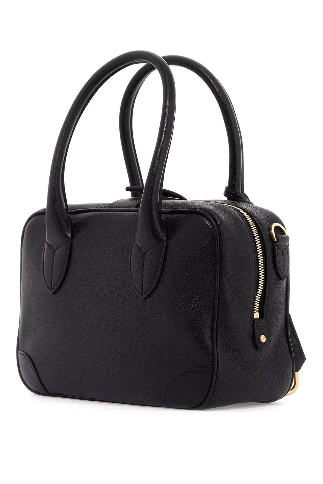 Golden Goose Leather Handbag For Everyday Use.   Black