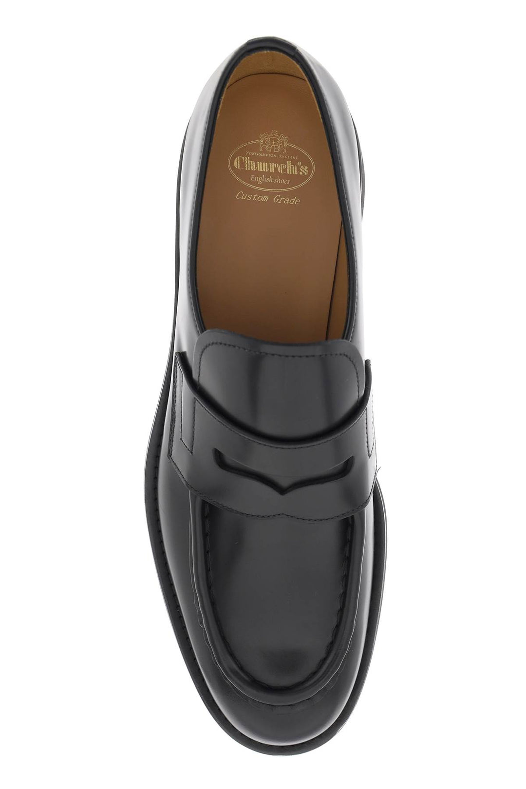 Church's Leather Lynton Loafers   Nero