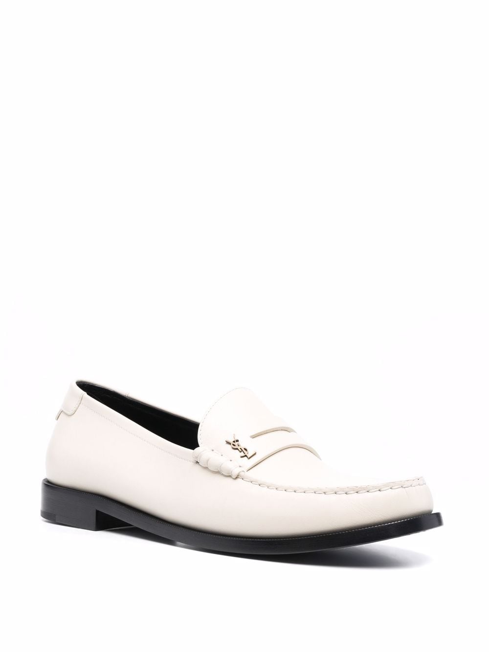 Saint Laurent  Flat Shoes White