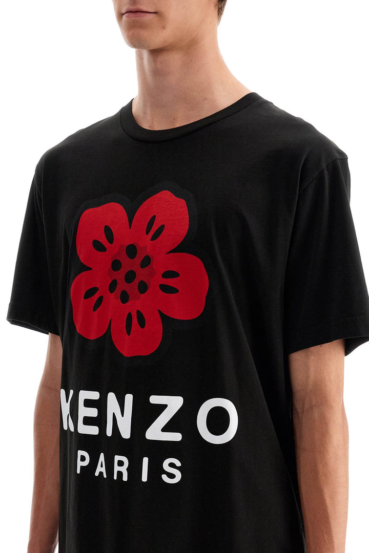 Kenzo Boke Flower Printed T Shirt   Black