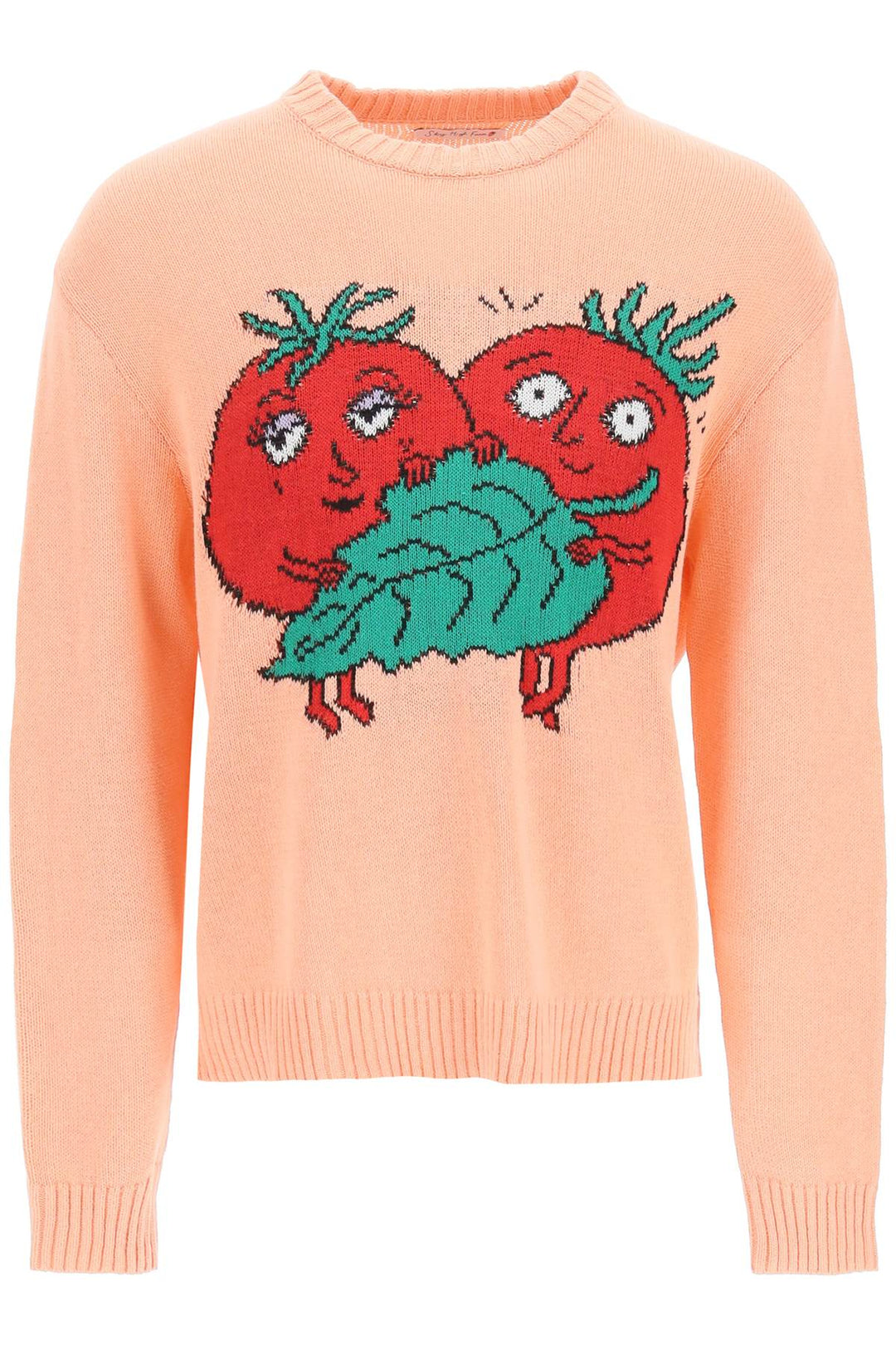 Sky High Farm 'Happy Tomatoes' Cotton Sweater   Rosa