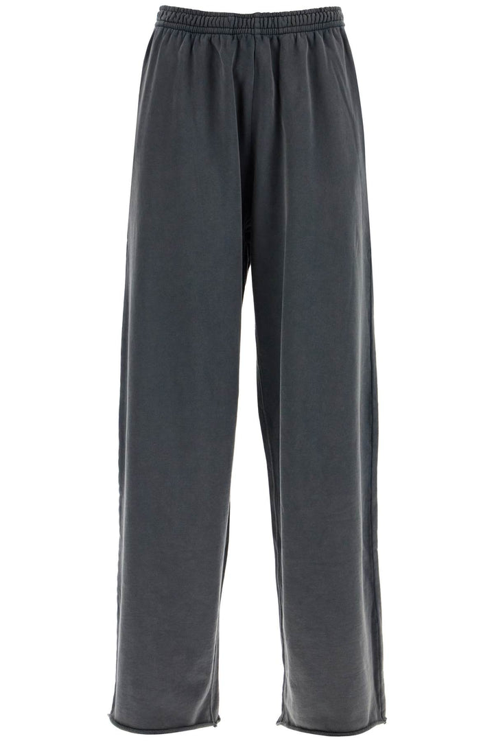 Acne Studios Wide Logo Joggers With Ample   Blue