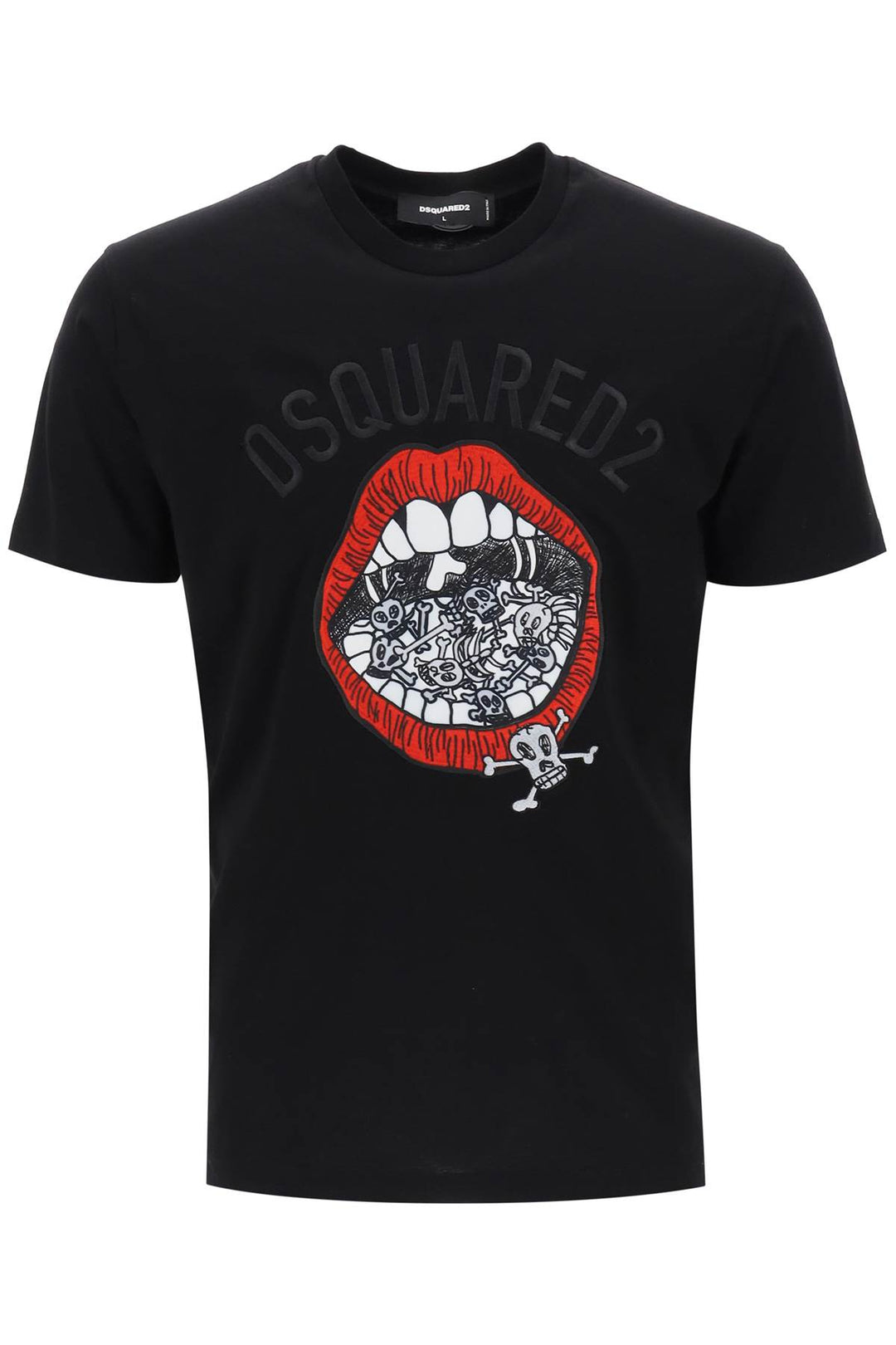 Dsquared2 Cool Fit Embroidered Tee   Nero