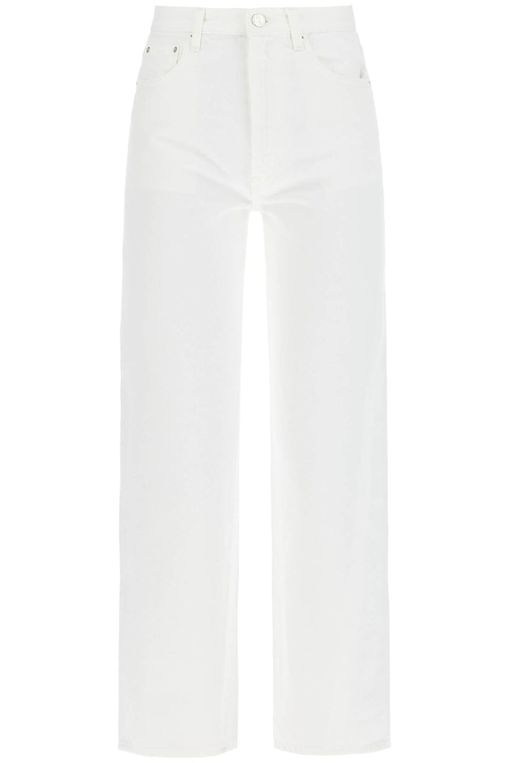 Toteme Twisted Seam Cropped Jeans   White