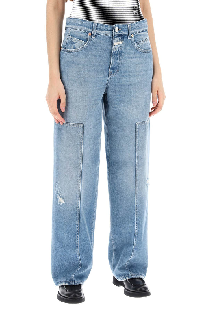 Closed Nikka Jeans With Patches   Blu