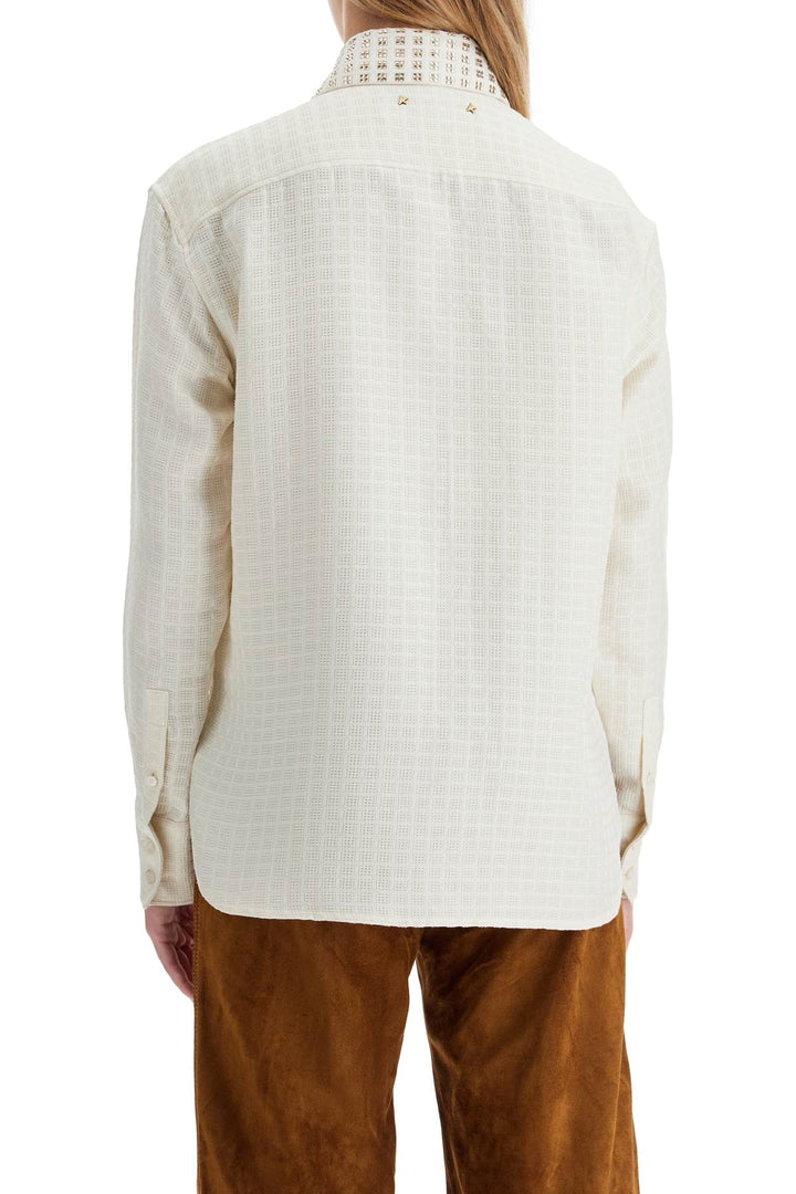 Golden Goose Jacquard Shirt With   White
