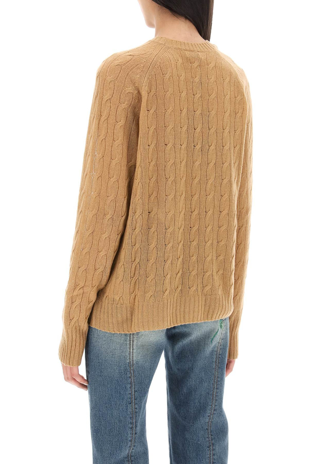 Etro Cashmere Sweater With Pegasus Embroidery   Beige